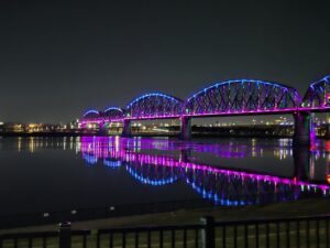 Jeffersonville IN night photo