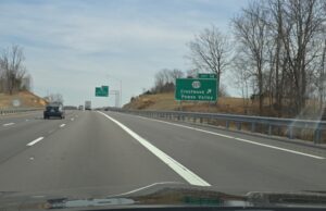Crestwood Exit Sign